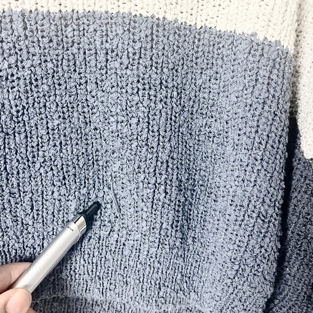2/$30 Debut Cropped Striped Sweater Crew Neck - Picture 5 of 6